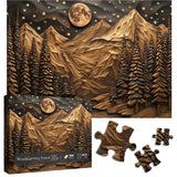 Puzzle de la foule sur bois Puzzles 1000 pièces