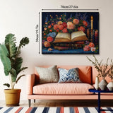 Libros y flores Rompecabezas Puzzle 1000 piezas