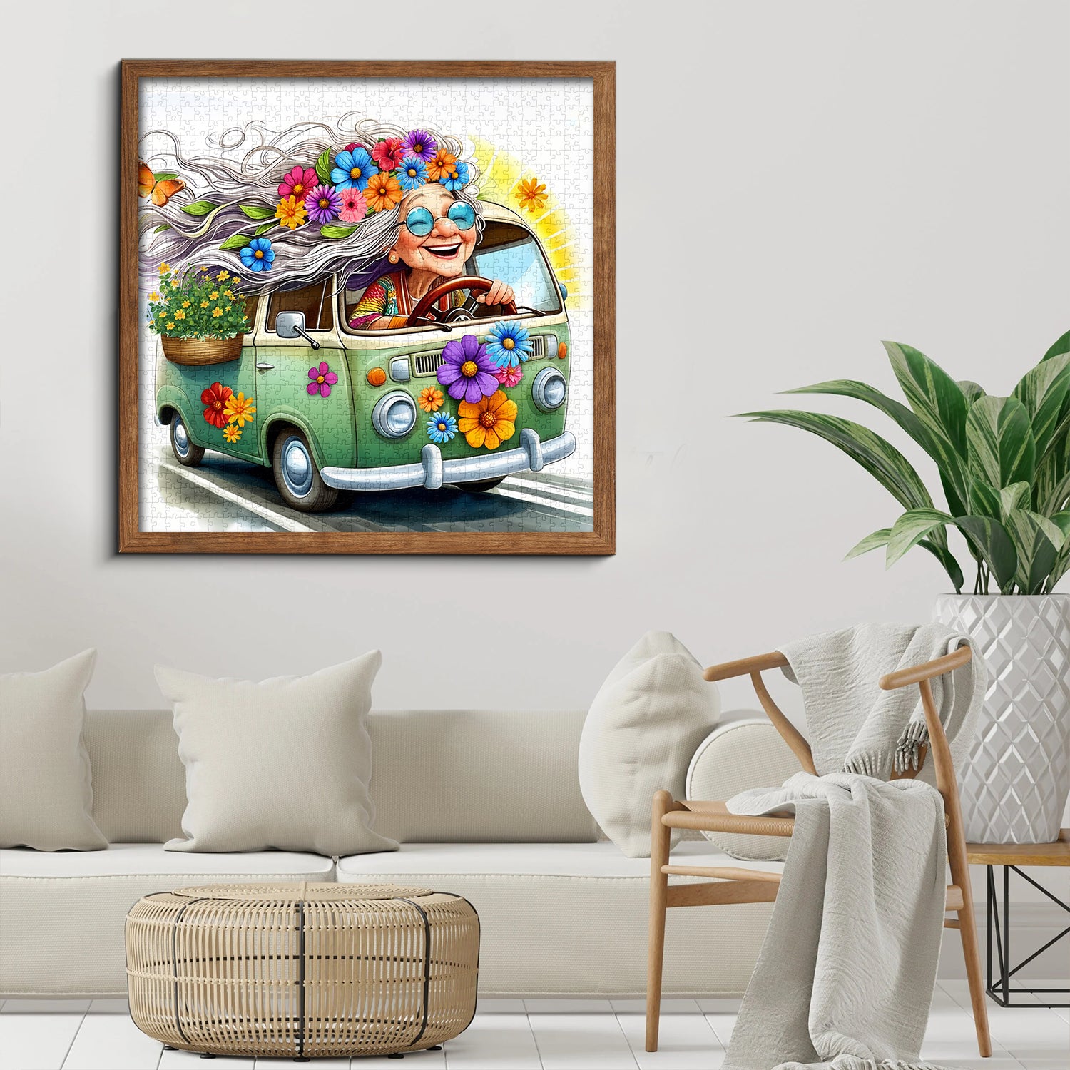 Banny’s Flower Van Jigsaw Entra 1000 pezzi