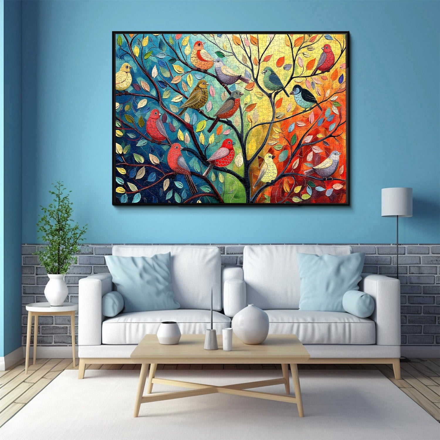 Blooming Flock Jigsaw Puzzle 1000 pièces