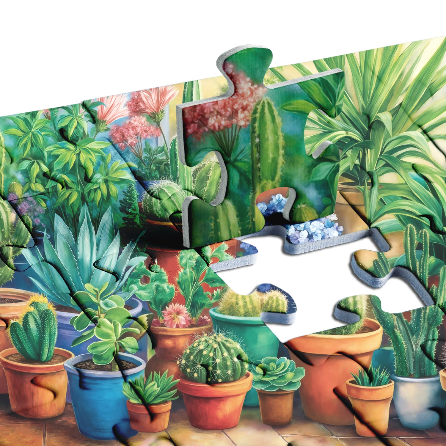 Chapapier floral puzzle 1000 pièces