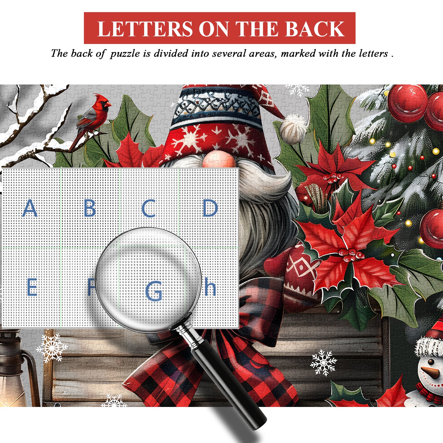 Christmas Gnome Jigsaw Puzzle 1000 Pieces