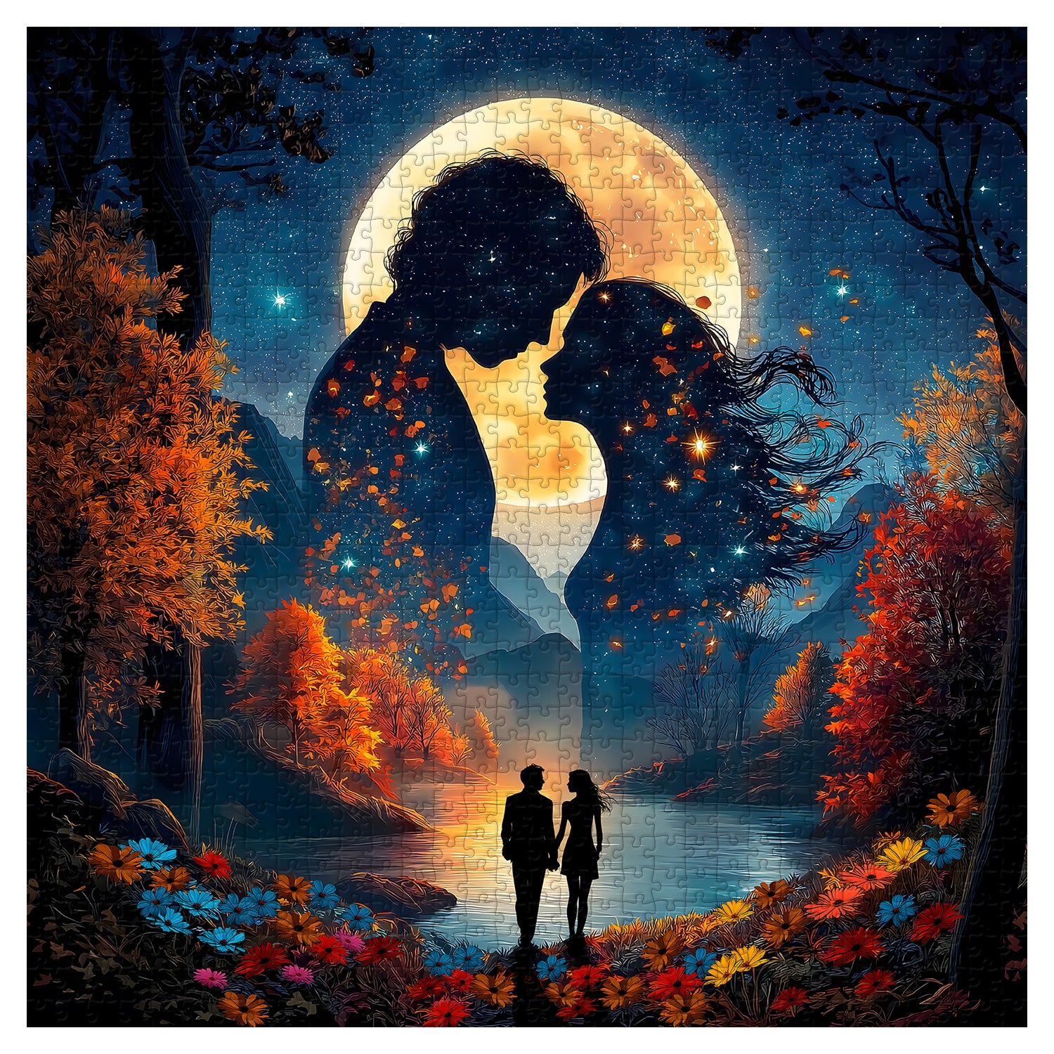 Psychedelic Rasing Jigsaw Puzzle 1000 Stücke
