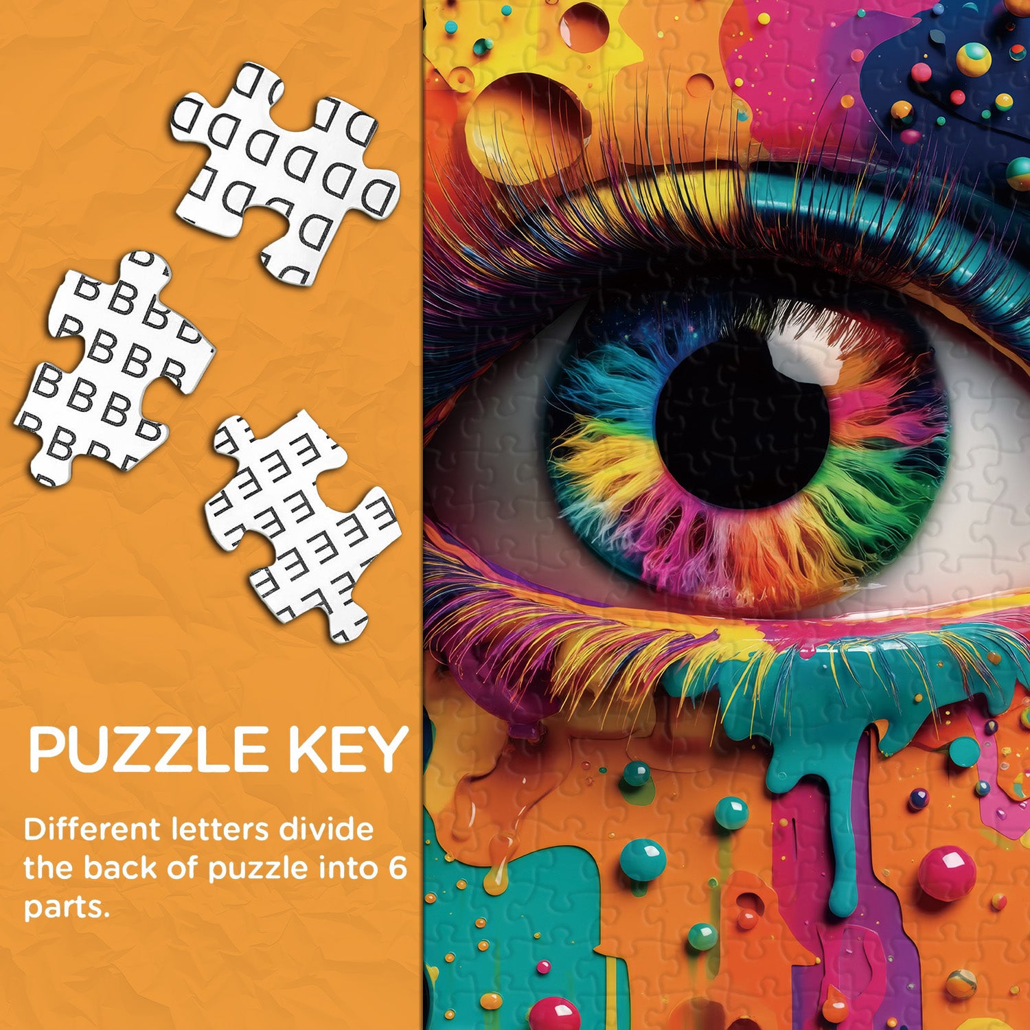 Puzzle puzzle per frenesia psichedelica 1000 pezzi