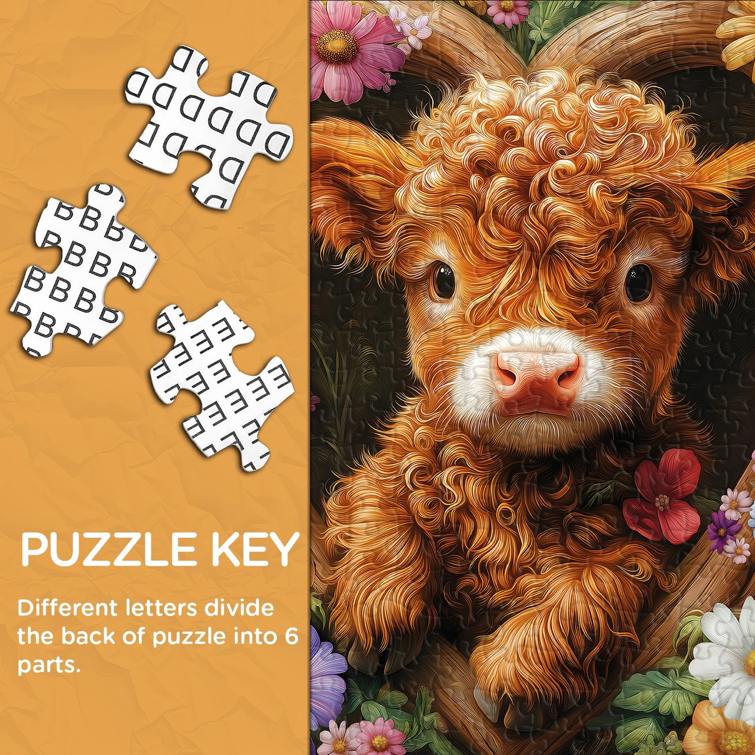 Blütenkalz -Puzzle 1000 Stücke
