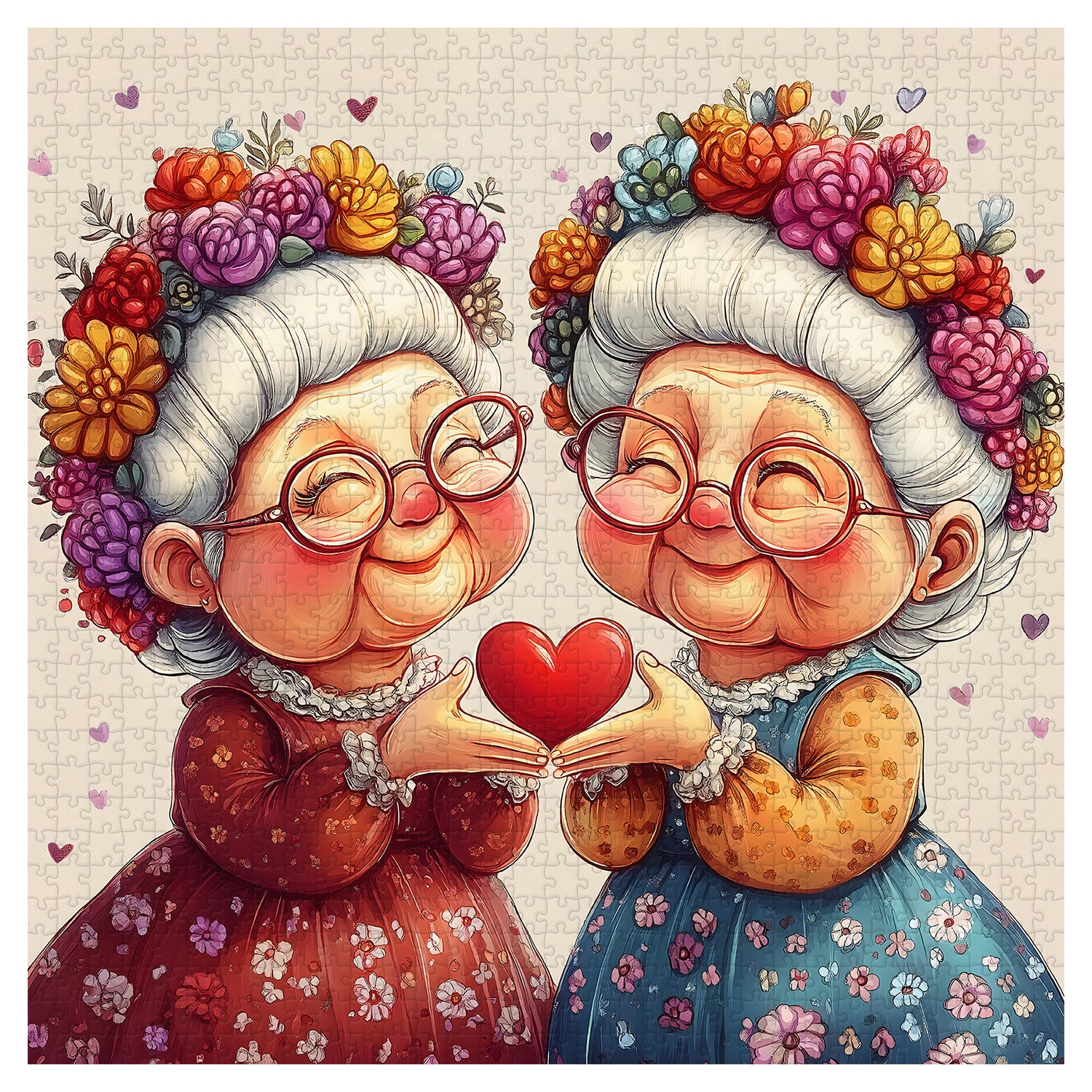 Puzzle puzzle per frenesia psichedelica 1000 pezzi