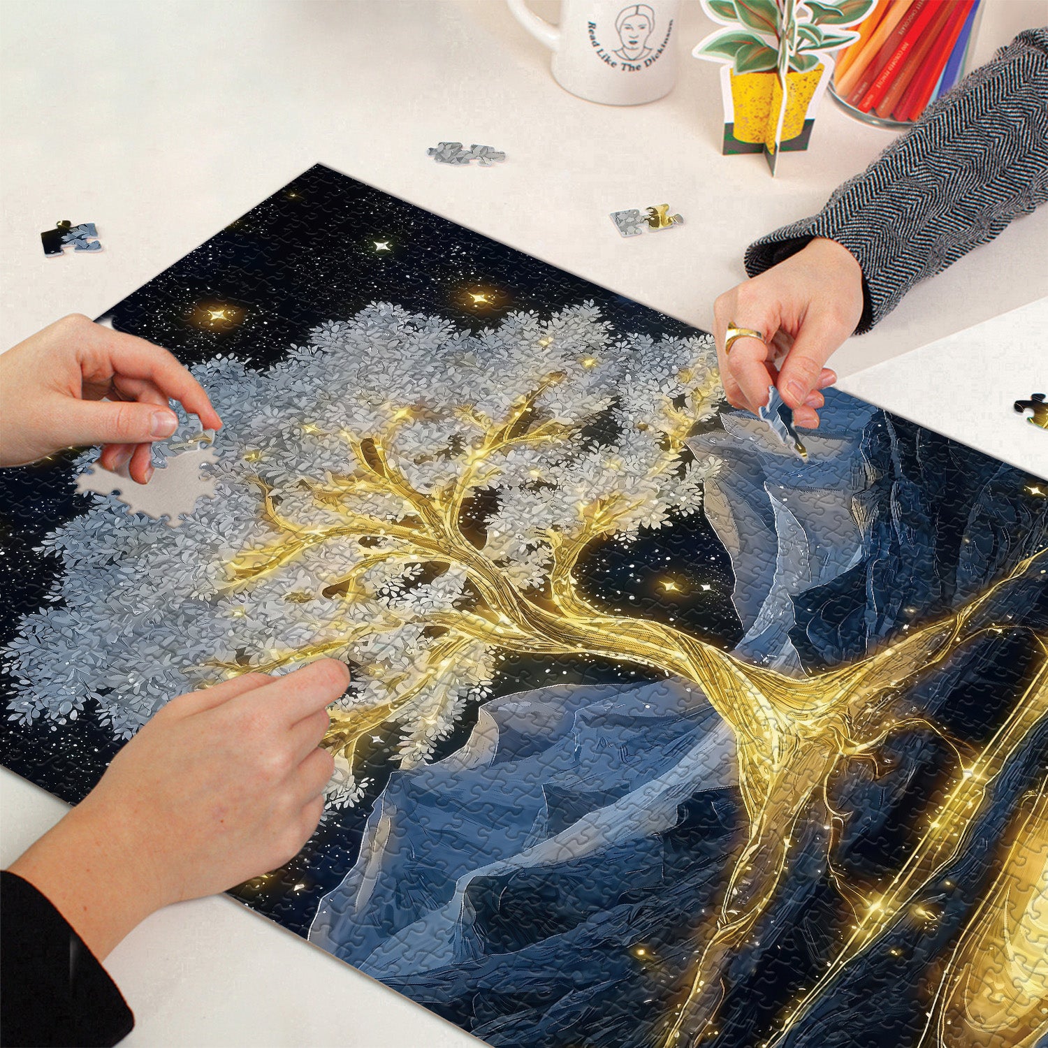 Eternal Golden Tree Jigsaw Puzzle 1000 Pieces