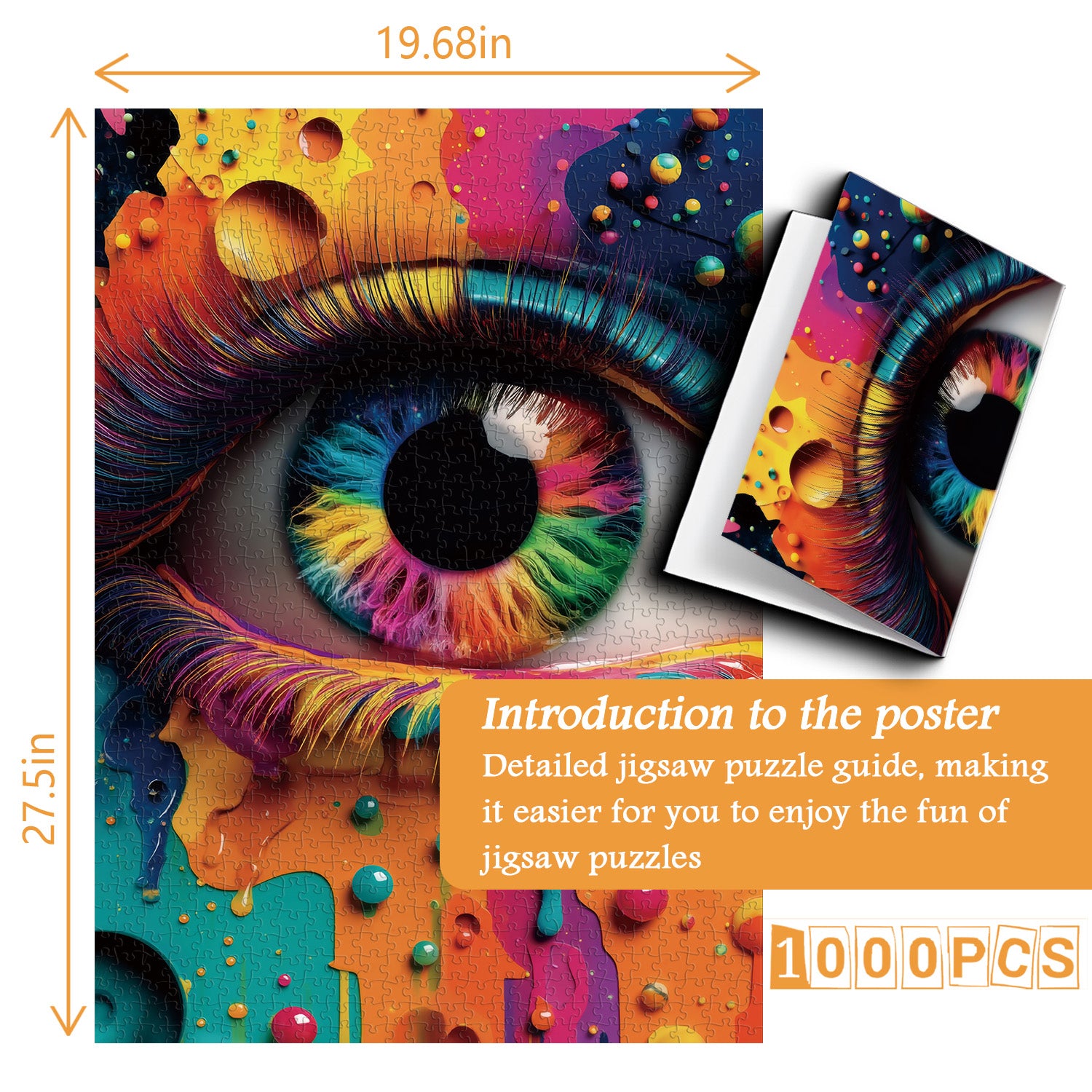 Puzzle puzzle per frenesia psichedelica 1000 pezzi