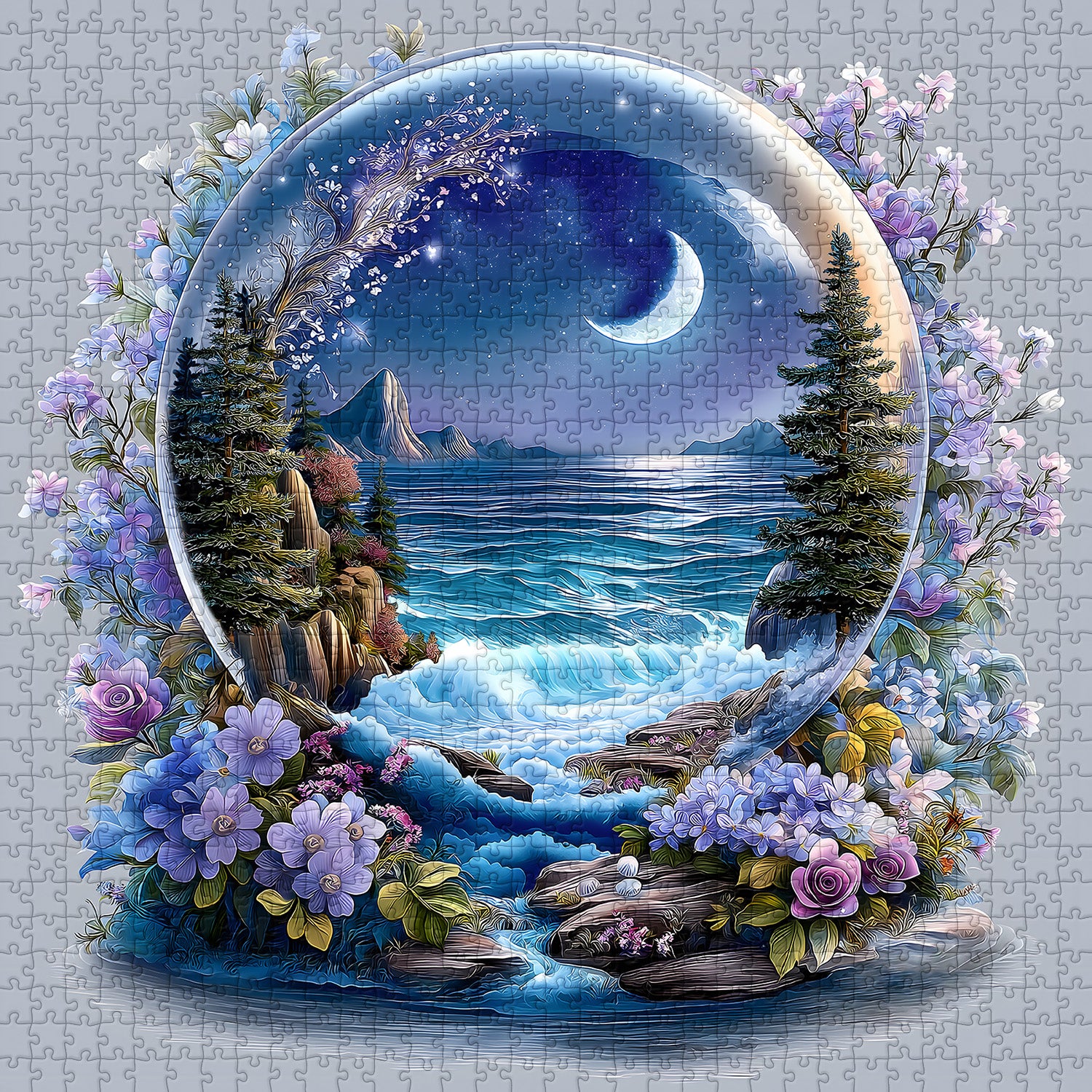 Psychedelic Rasing Jigsaw Puzzle 1000 Stücke
