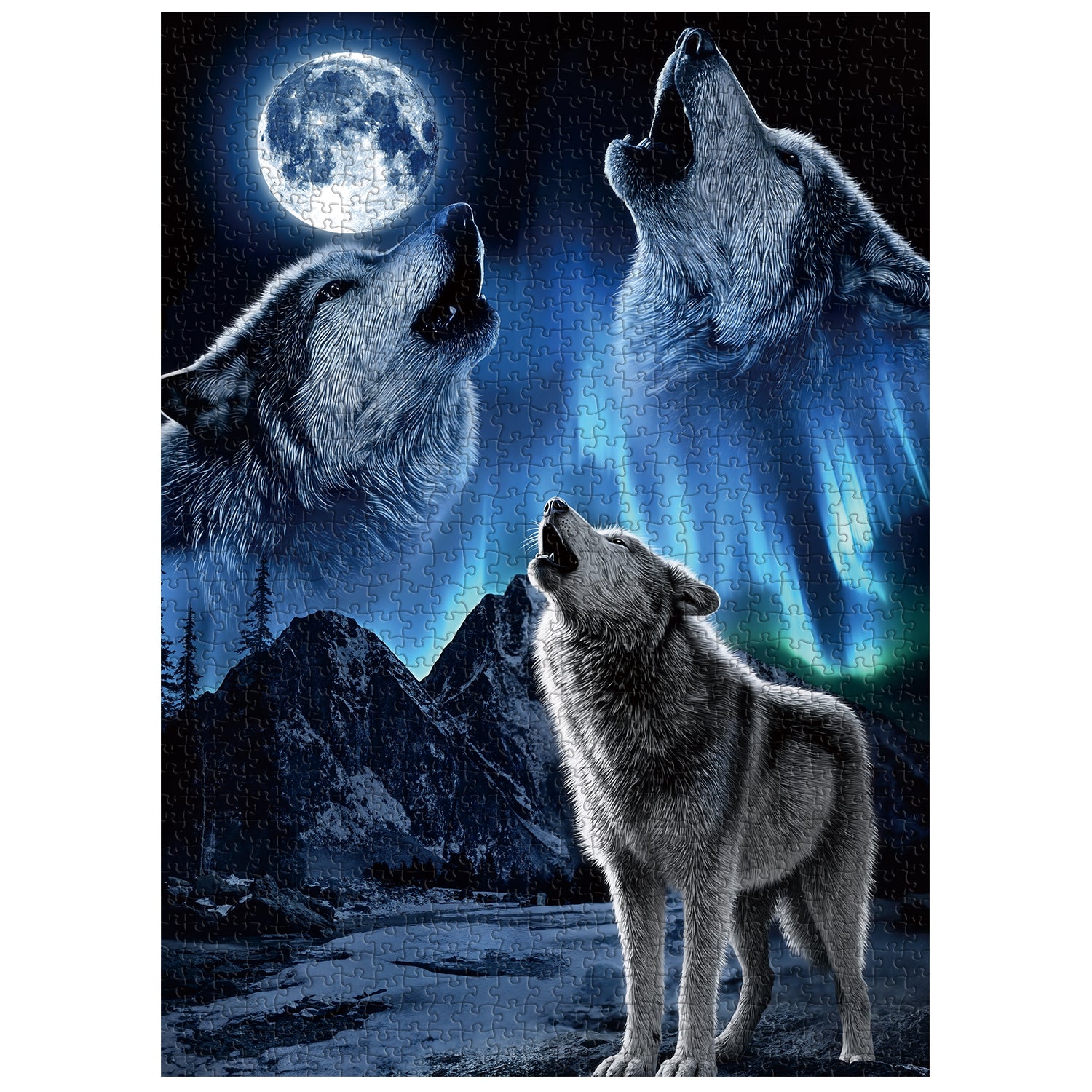 Psychedelic Rasing Jigsaw Puzzle 1000 Stücke