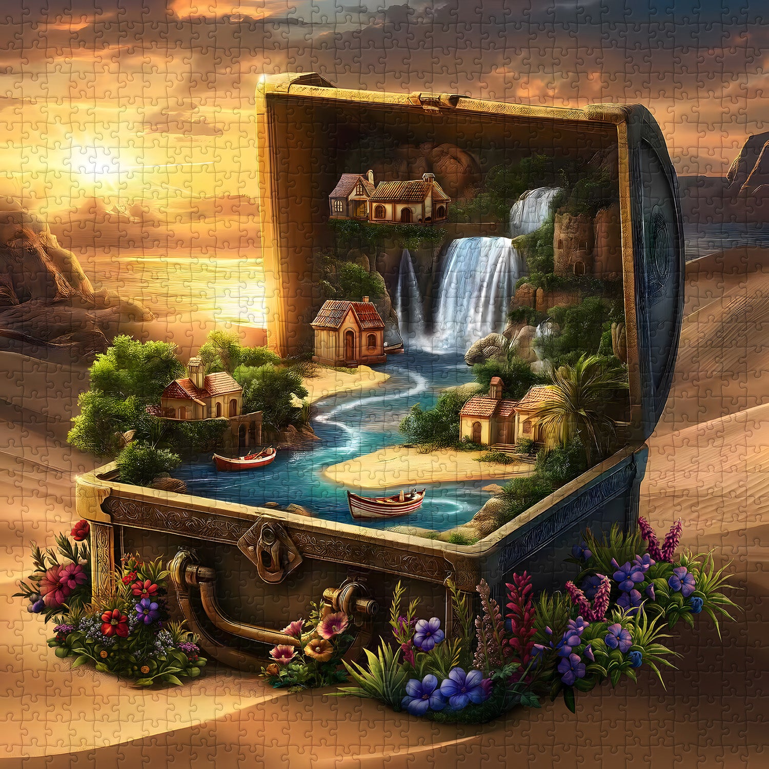 Puzzle puzzle per frenesia psichedelica 1000 pezzi