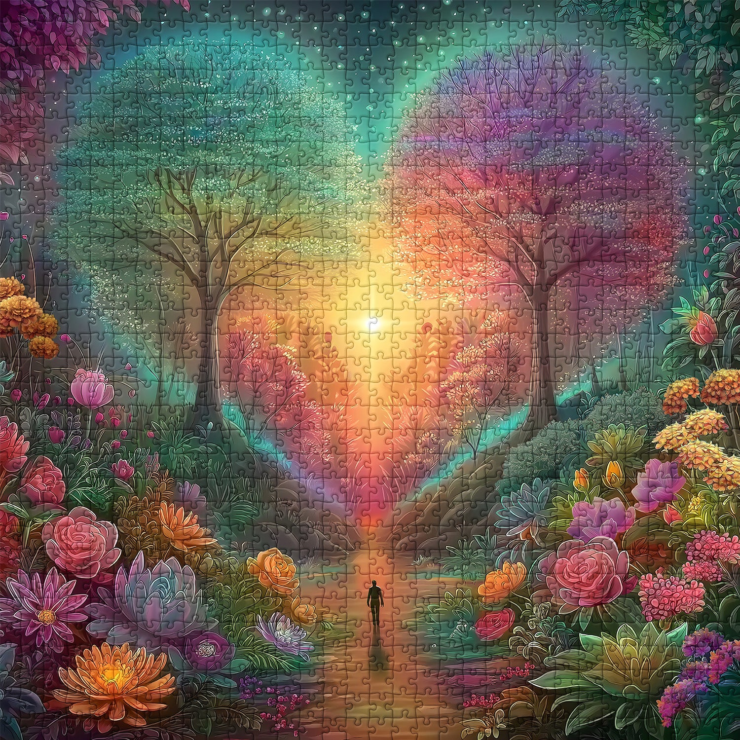 Heart's Path Jigsaw Puzzle 1000 Pieces