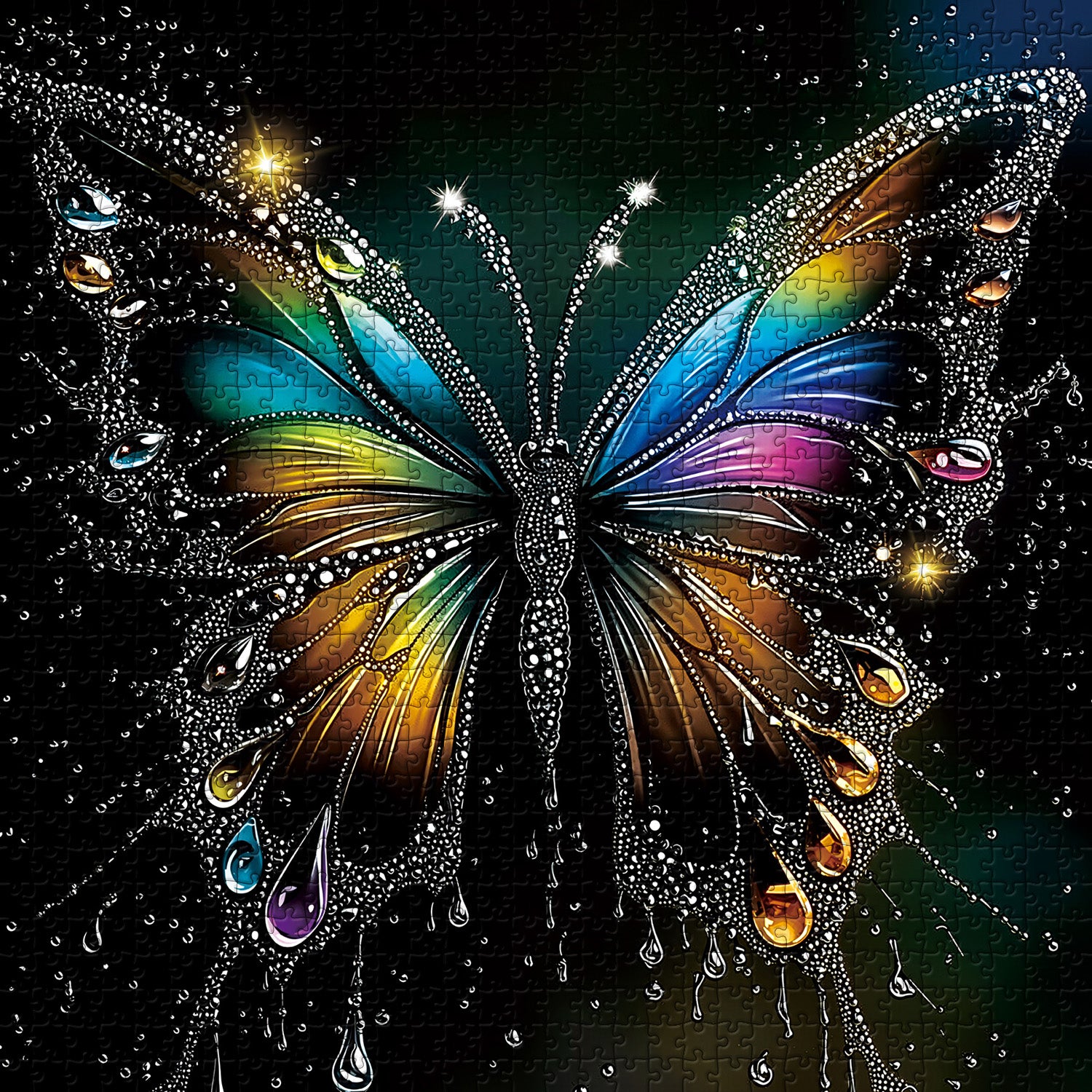 Puzzle puzzle per frenesia psichedelica 1000 pezzi