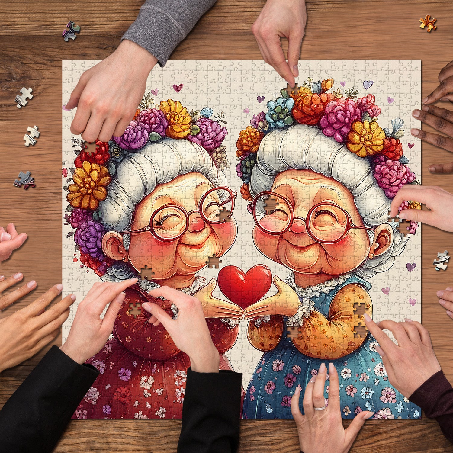 Puzzle puzzle per frenesia psichedelica 1000 pezzi