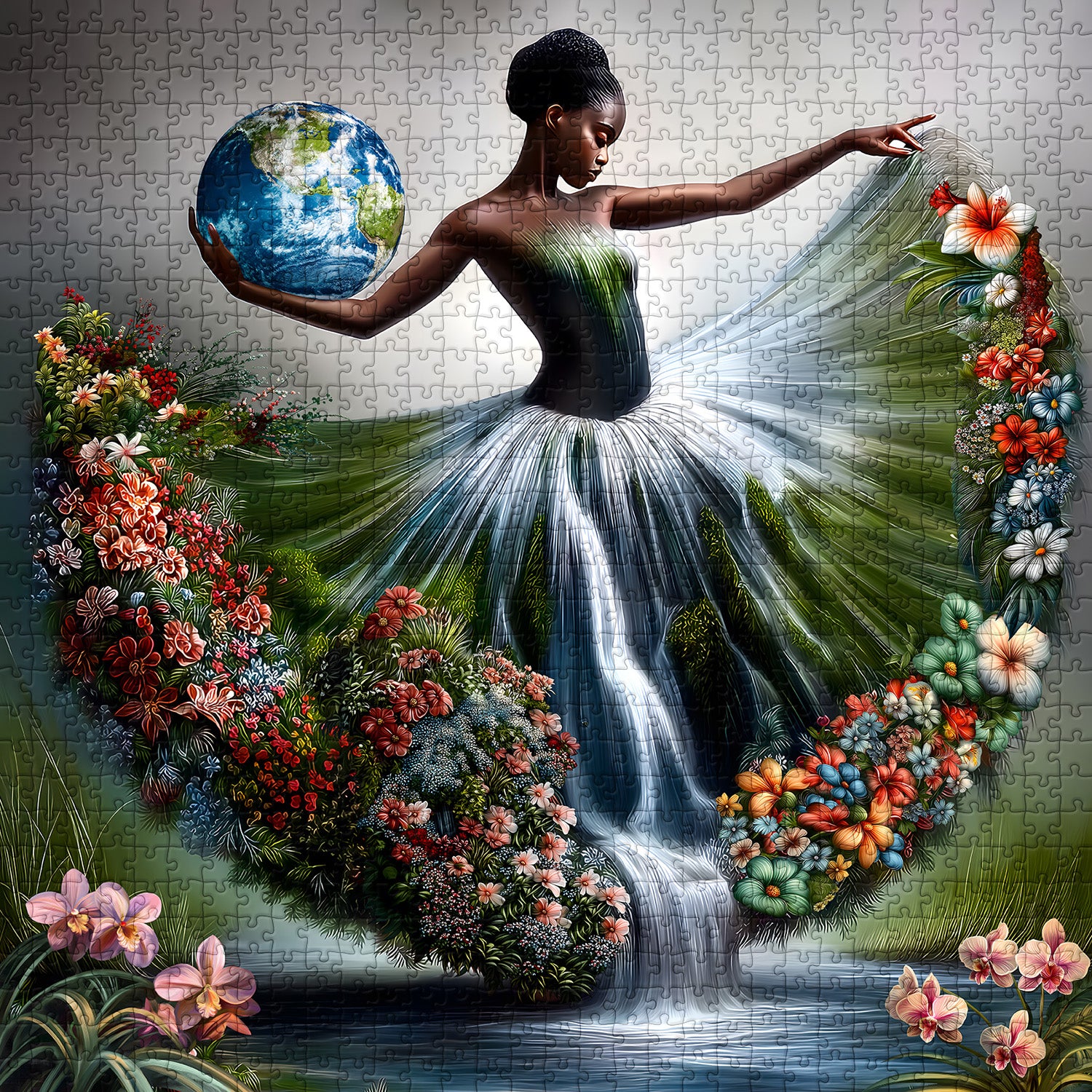 Puzzle puzzle per frenesia psichedelica 1000 pezzi