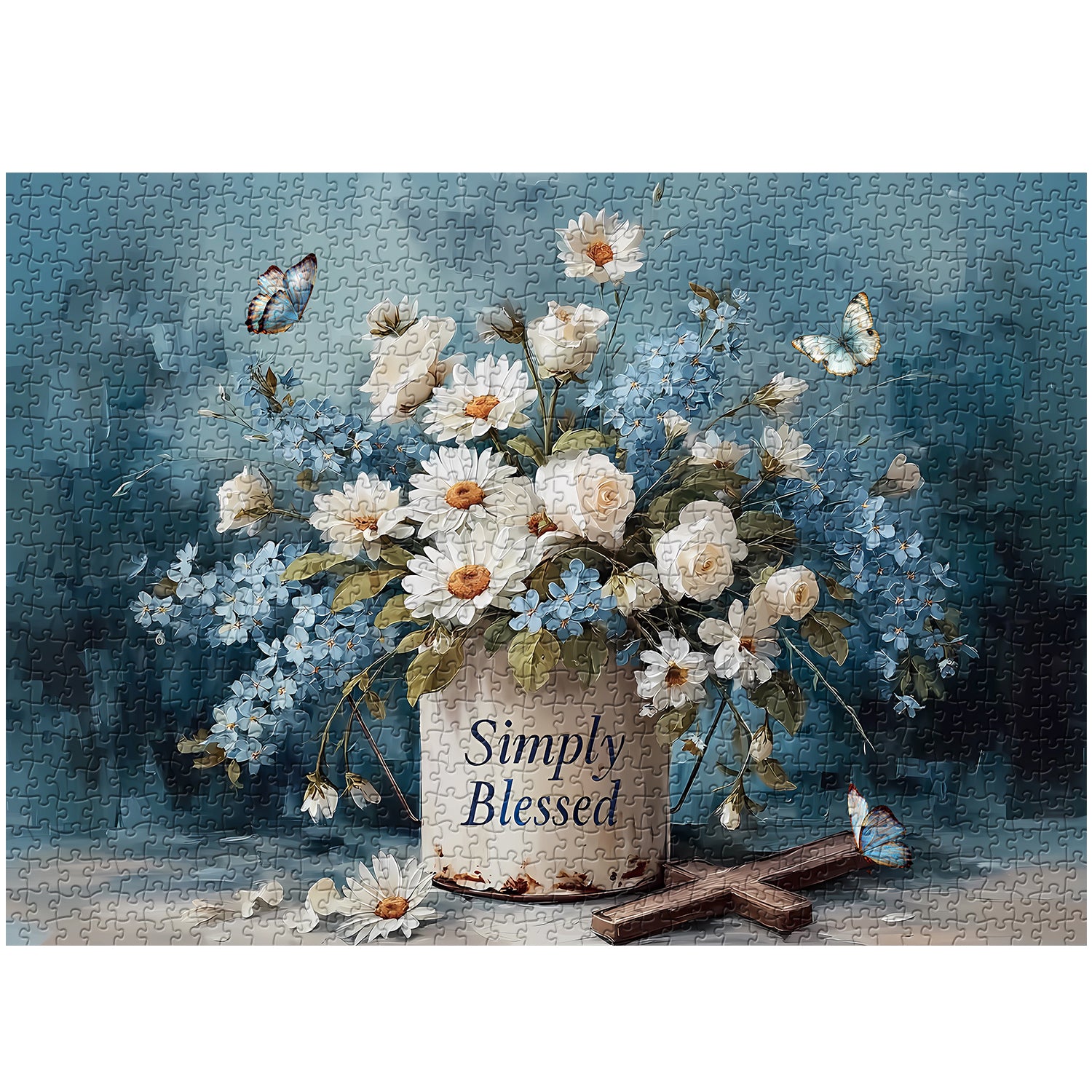 Blumen -Chaptears -Puzzle 1000 Stücke