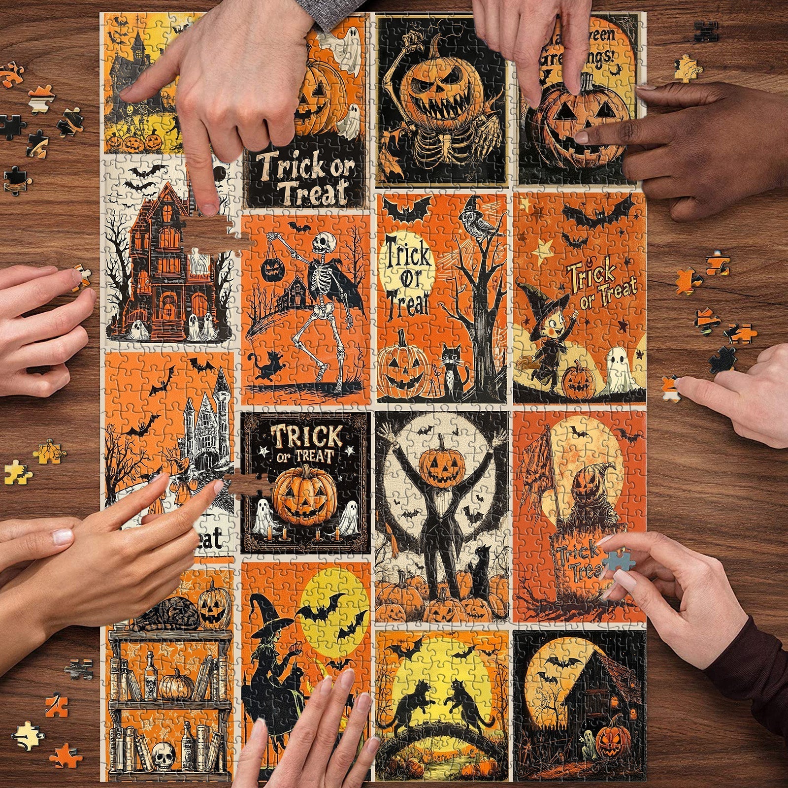 Puzzle de puzzle méchamment amusant 1000 pièces