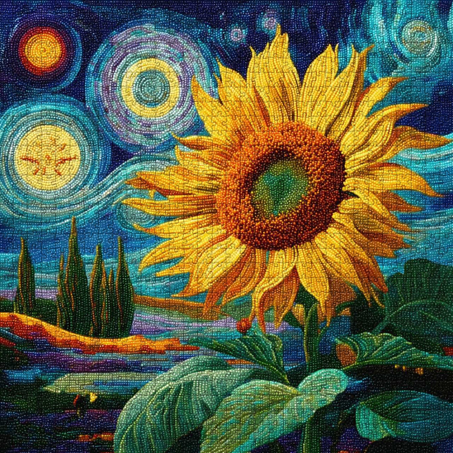 Puzzle floreali puzzle 1000 pezzi