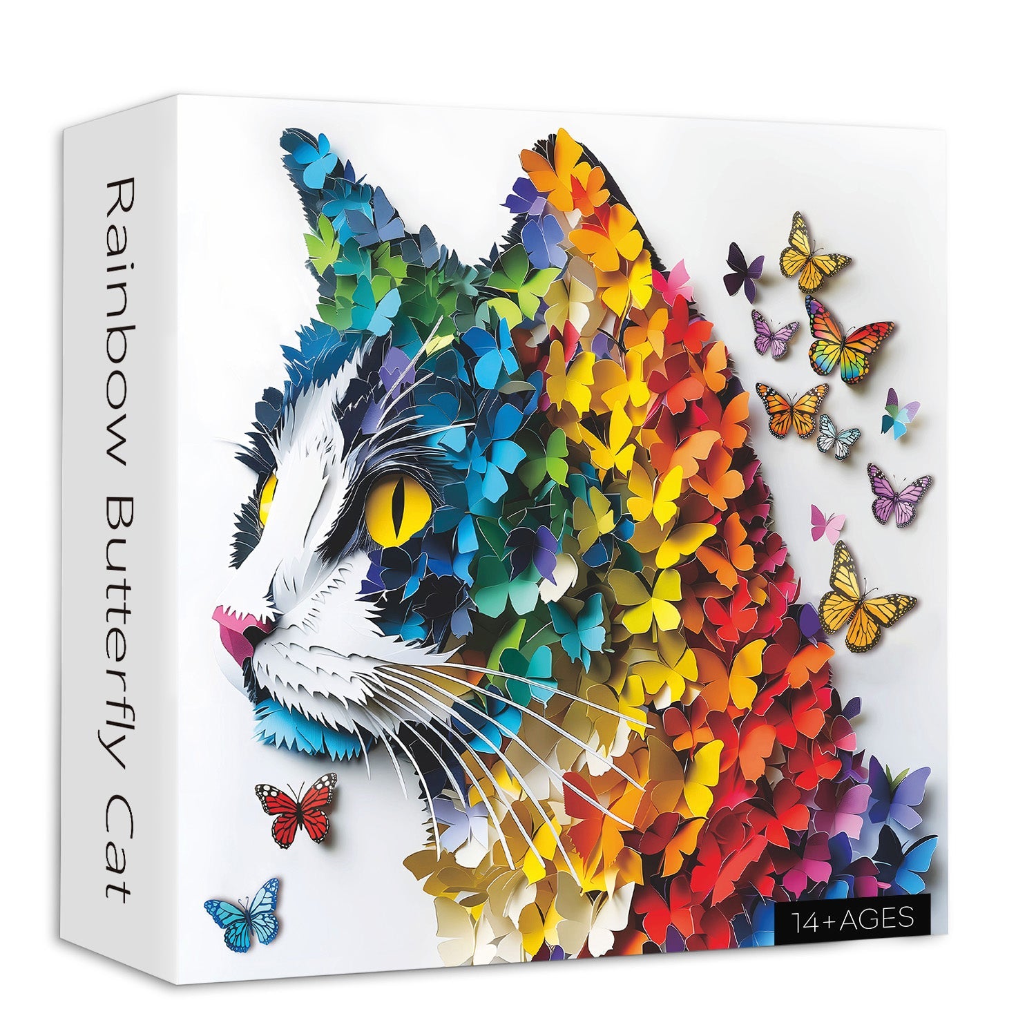 Rainbow Butterfly Cat Puzzles 1000 pièces