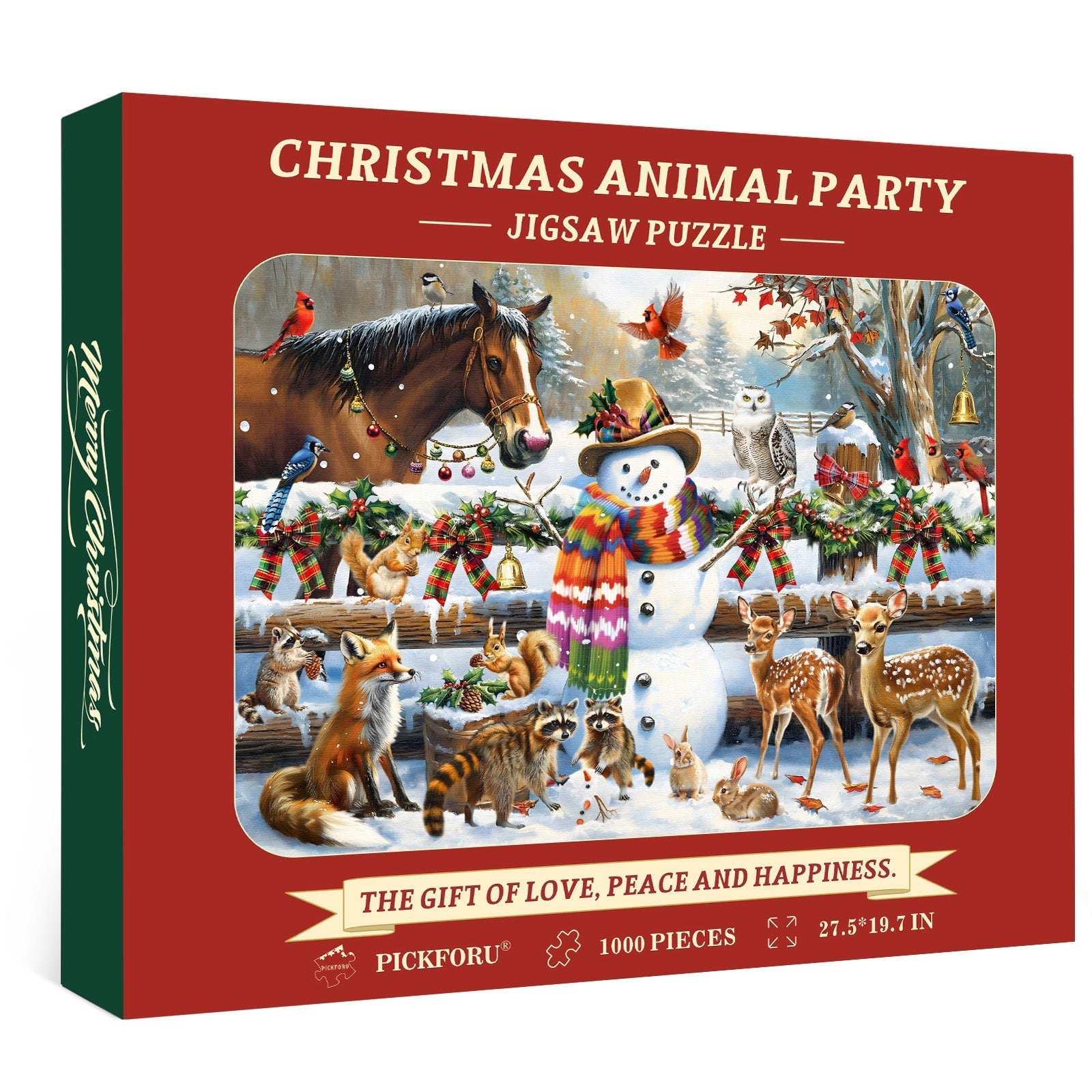 Pezzi 1000 pezzi per la festa per animali di Natale 1000 pezzi