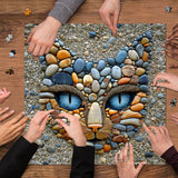 Puzzle gatto in pietra puzzle 1000 pezzi