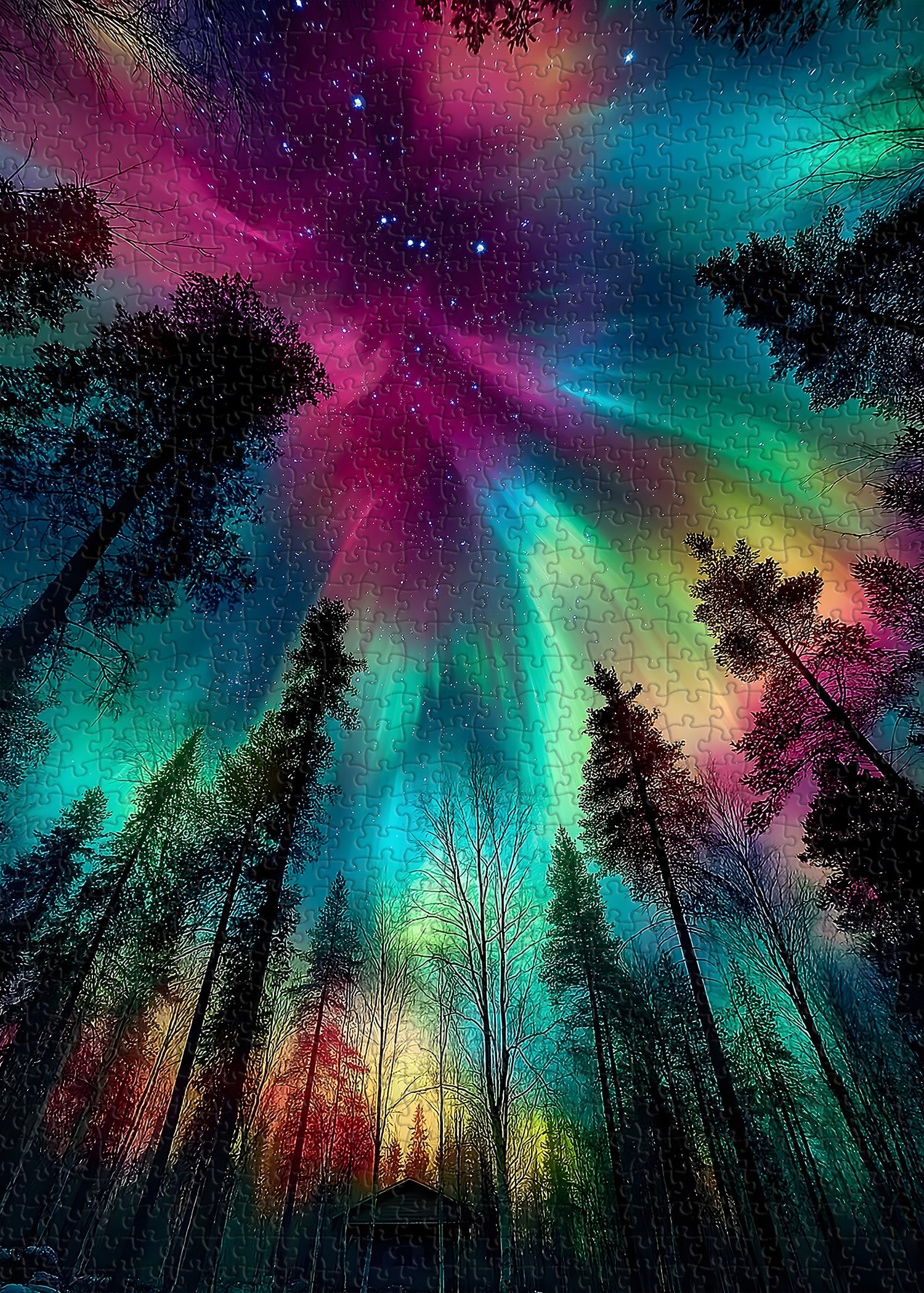 Psychedelic Rasing Jigsaw Puzzle 1000 Stücke