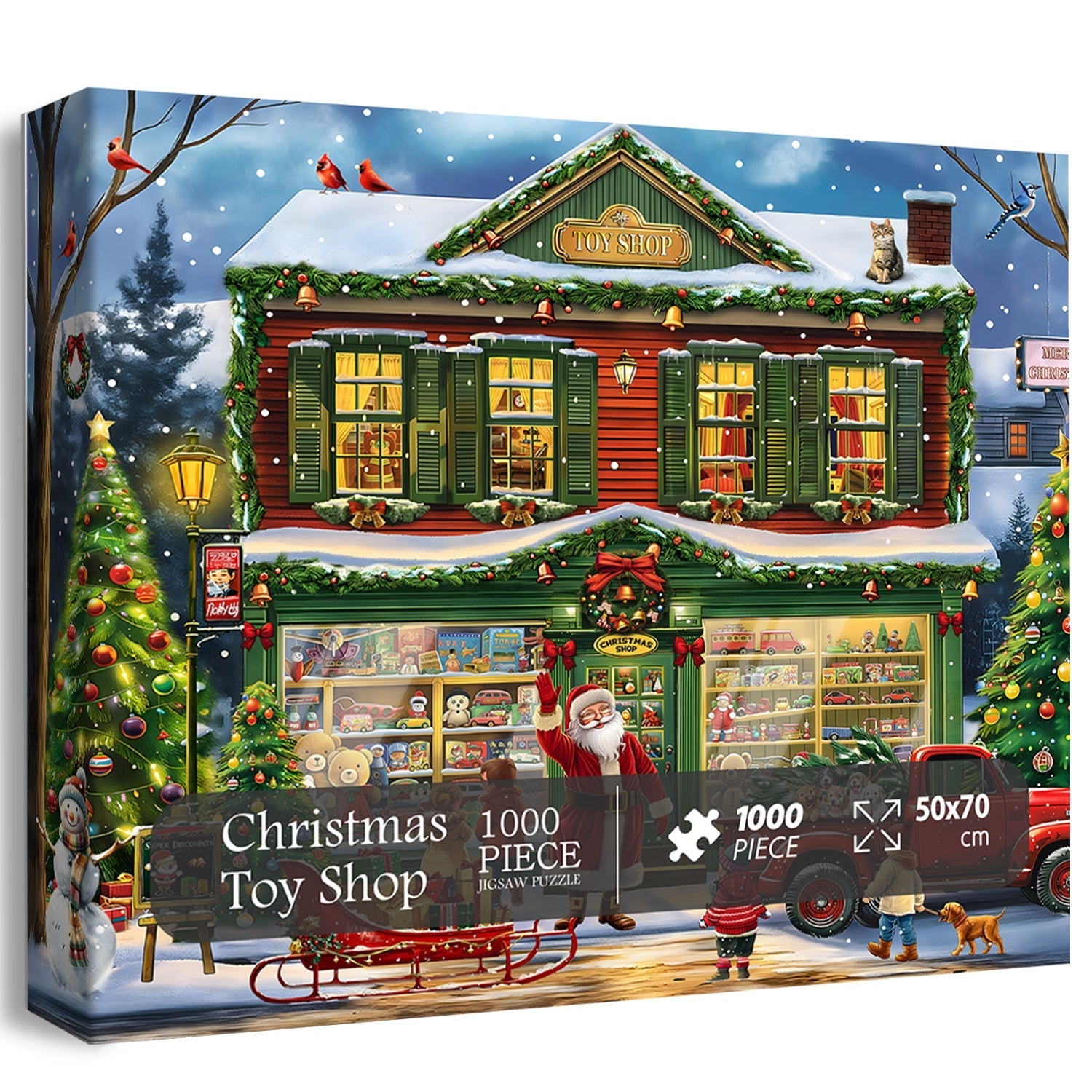 Weihnachtsspielzeuggeschäft Jigsaw Puzzle 1000 Stücke