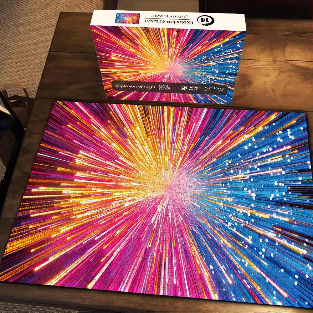 Explosion de puzzle léger 1000 pièces