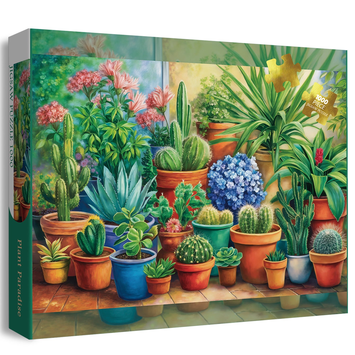 Chapapier floral puzzle 1000 pièces