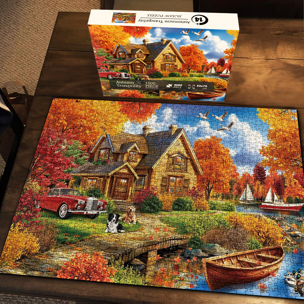 Herbst -Ruhepuzzle 1000 Teile