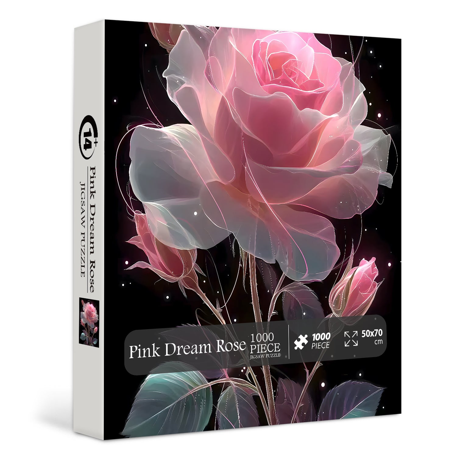 Regentropfen Rose Jigsaw Rätsel 1000 Stücke