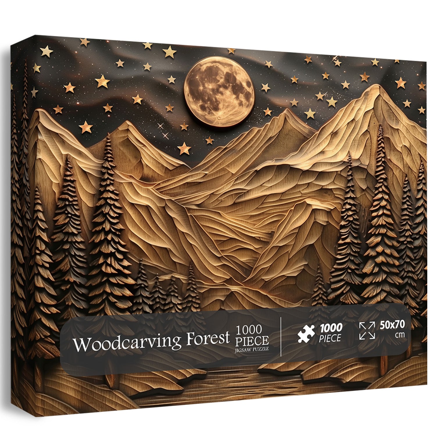 Puzzle de la foule sur bois Puzzles 1000 pièces