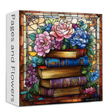 Pages et fleurs puzzles de puzzle 1000 pièces