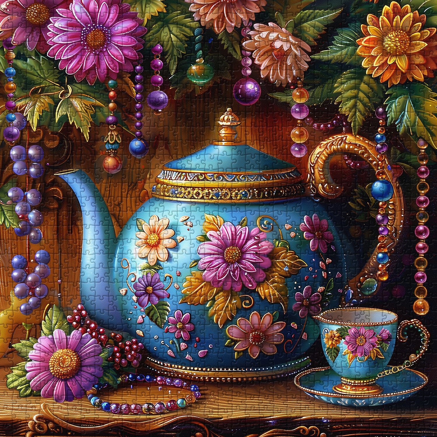 Psychedelic Rasing Jigsaw Puzzle 1000 Stücke