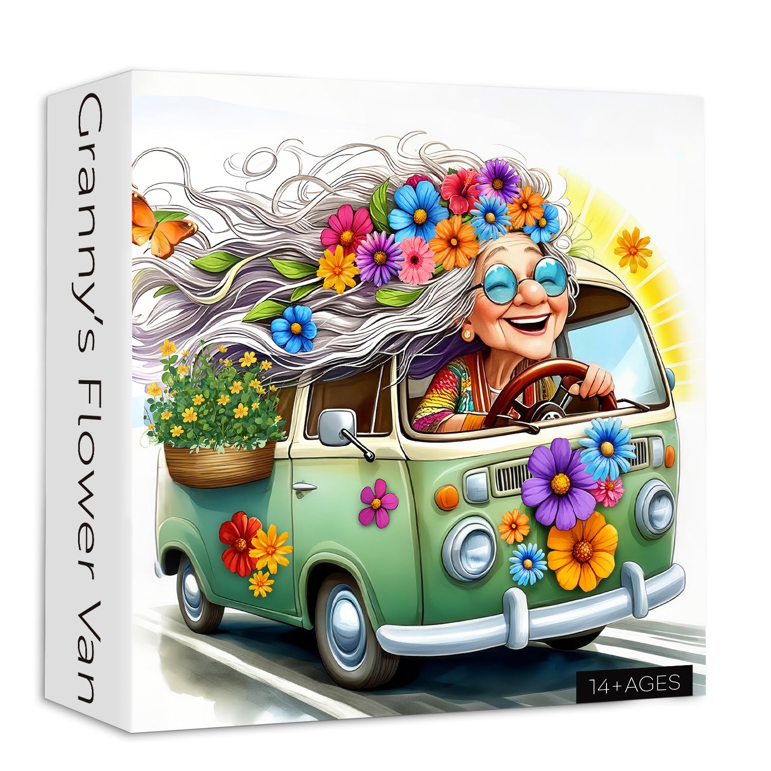 Banny’s Flower Van Jigsaw Entra 1000 pezzi