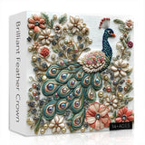Rompecabezas de plumas de plumas brillantes 1000 piezas