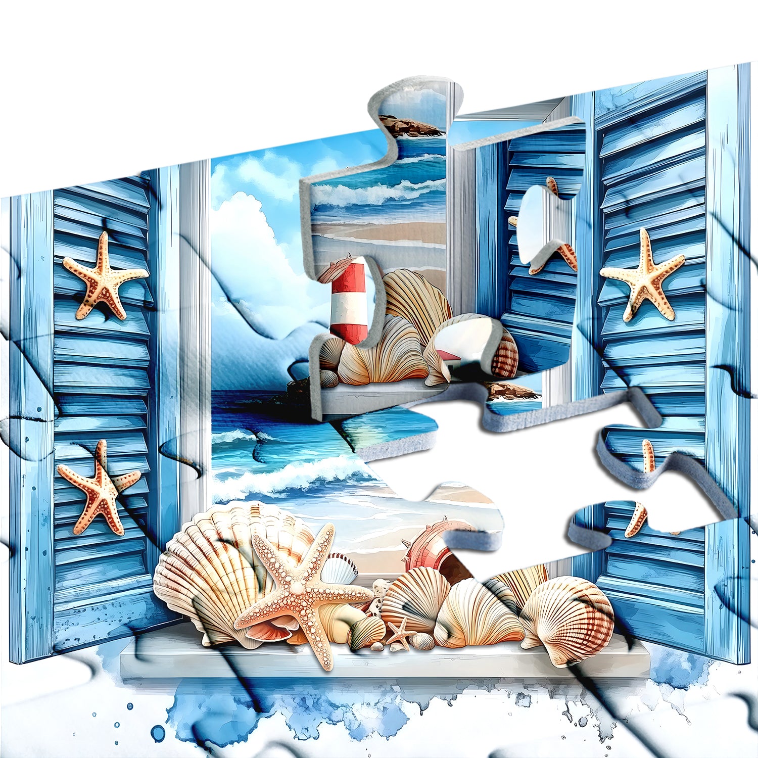 Ozeanfenster Puzzle 1000 Stücke