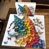 Rainbow Butterfly Cat Puzzles 1000 pièces