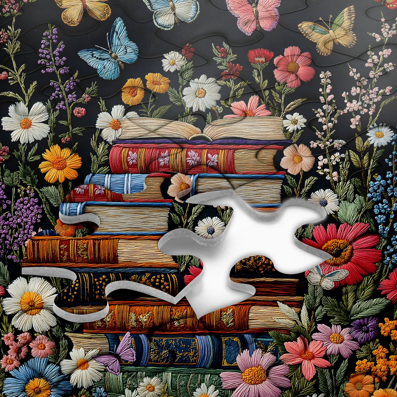 Fleurs et pages puzzles de puzzle 1000 pièces
