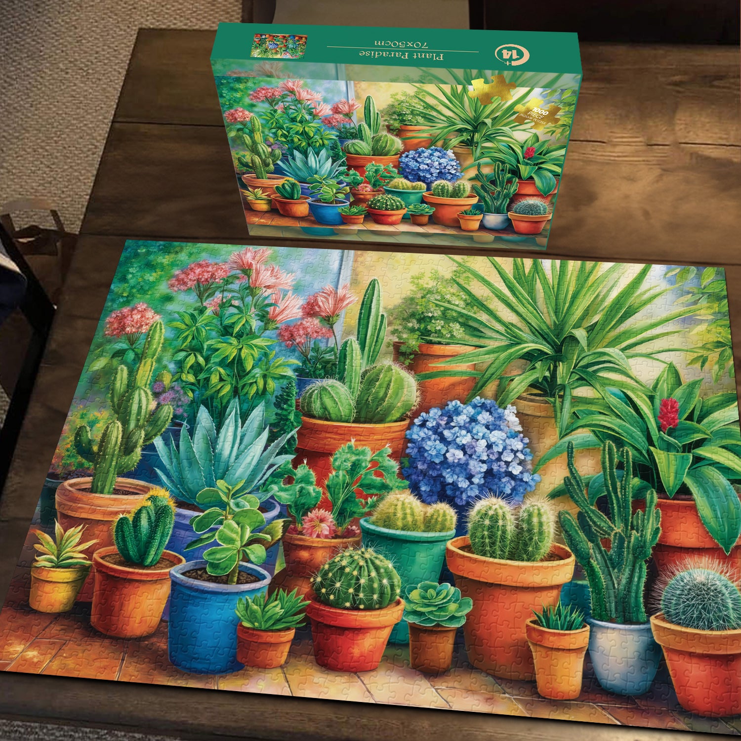 Chapapier floral puzzle 1000 pièces