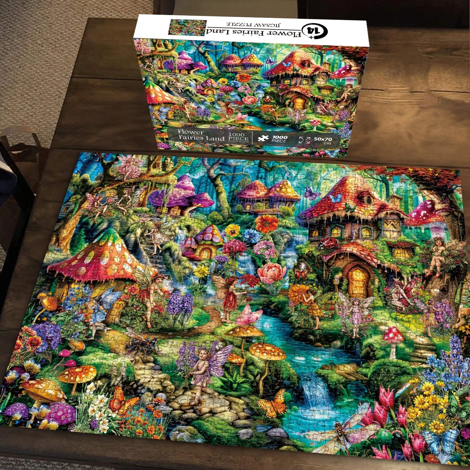 Fairies Flower Land Puzzle de puzzle 1000 pièces