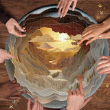 3d Valley Glow Jigsaw Puzzle 1000 pièces