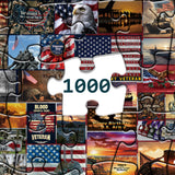 Stille Tributpuzzle Rätsel 1000 Stücke