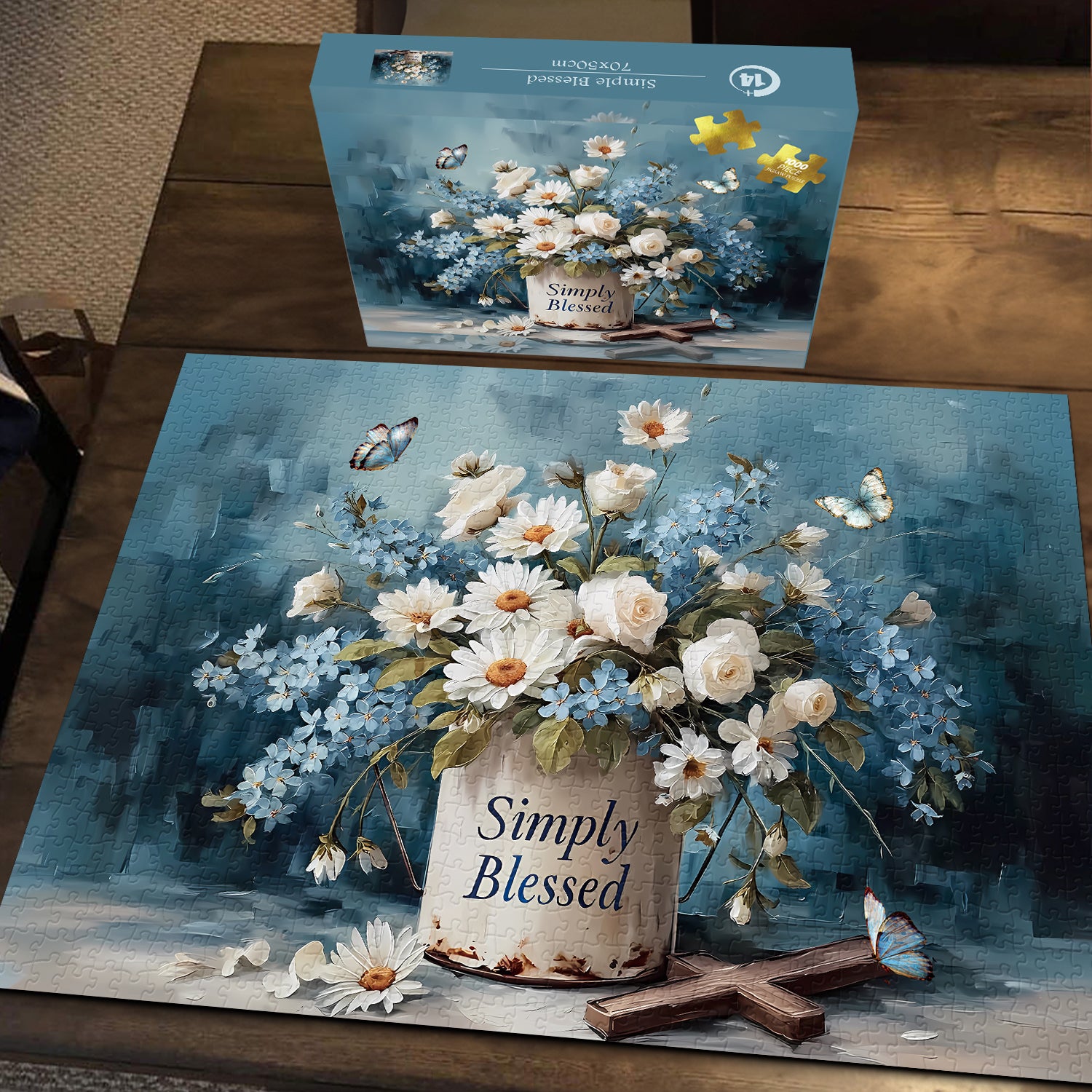 Blumen -Chaptears -Puzzle 1000 Stücke