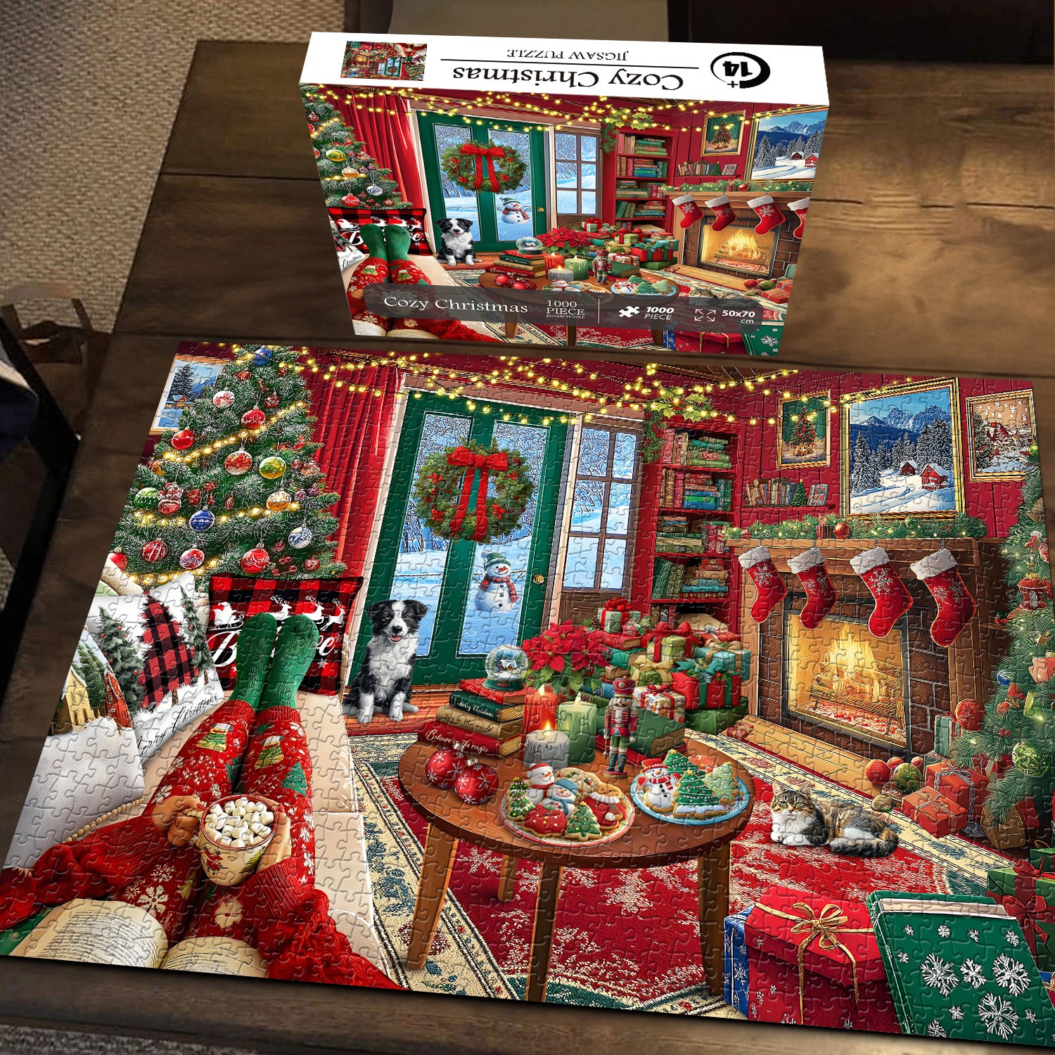 Psychedelic Rasing Jigsaw Puzzle 1000 Stücke