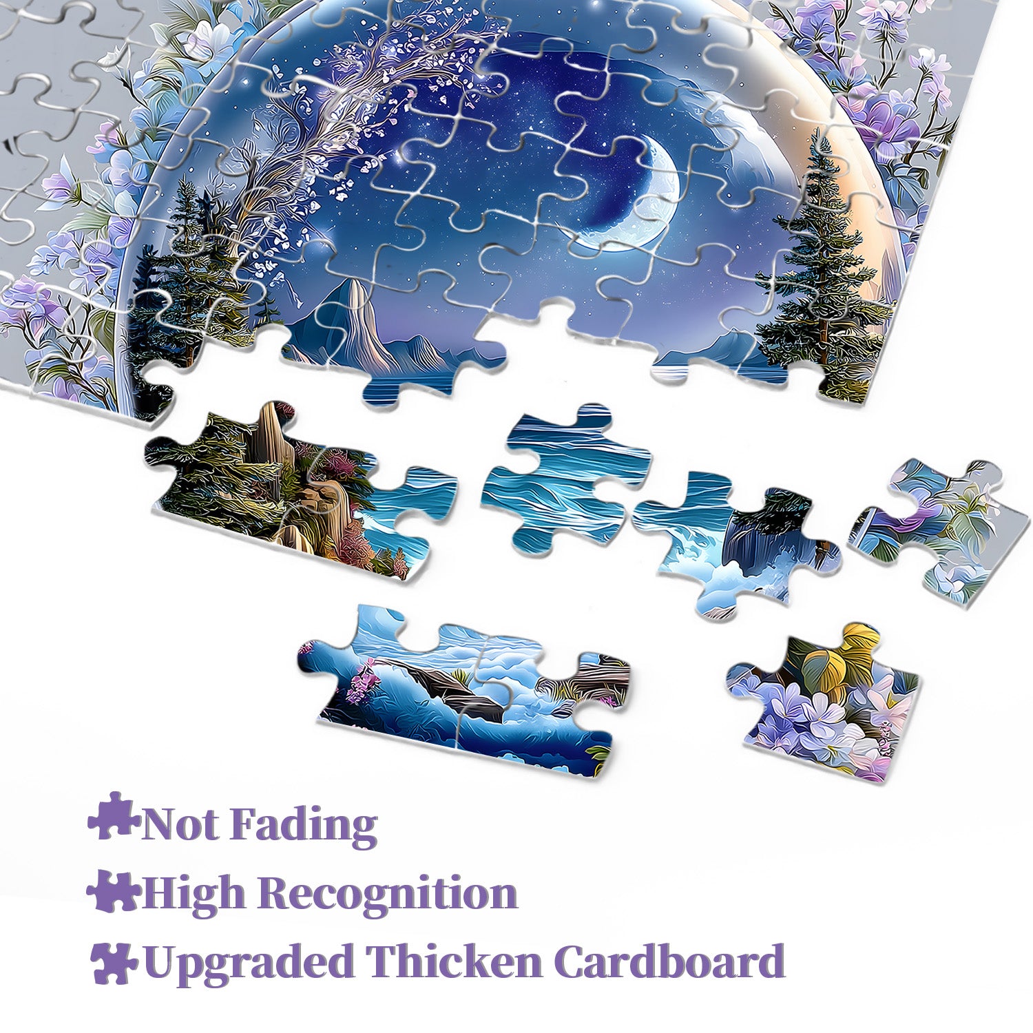 Psychedelic Rasing Jigsaw Puzzle 1000 Stücke