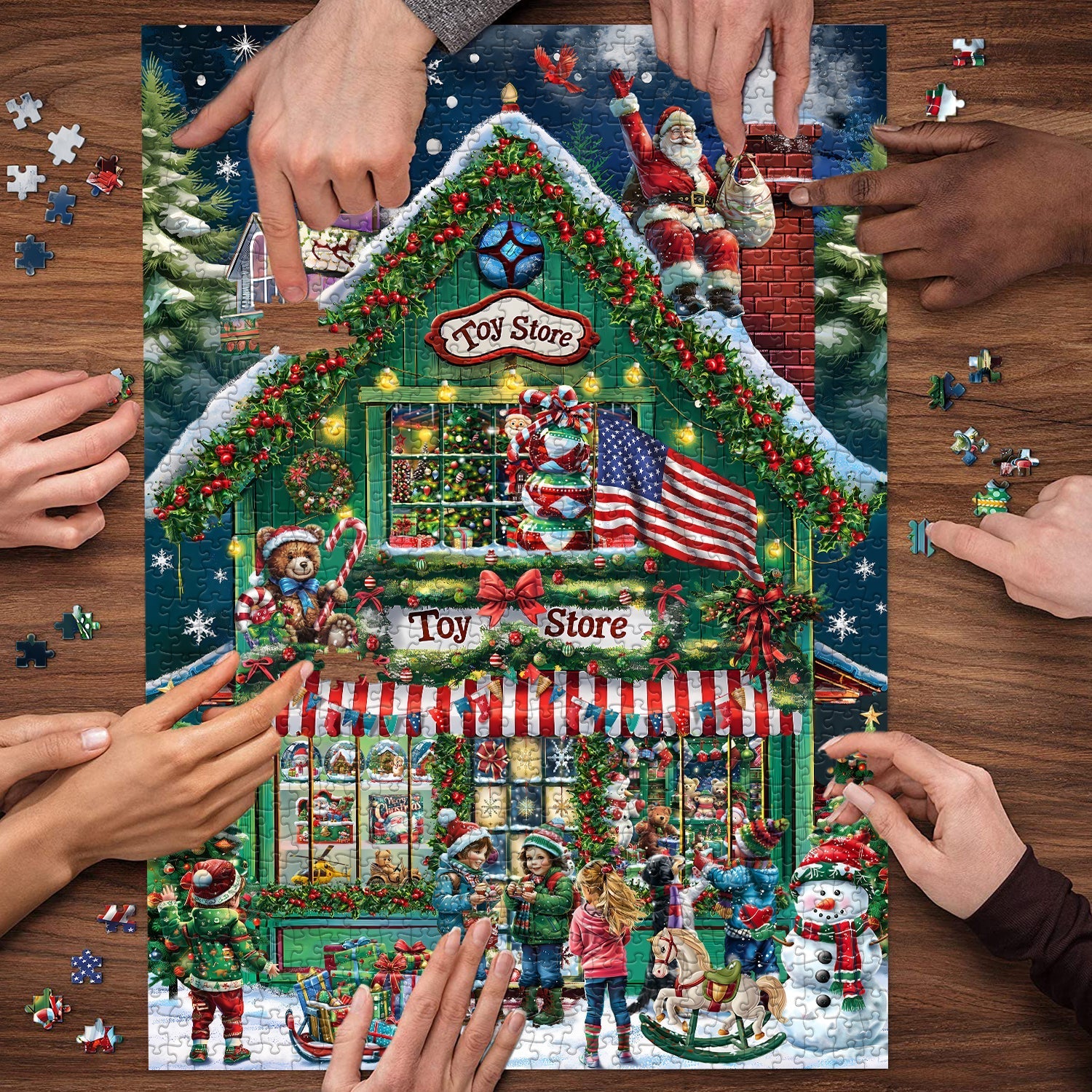 Tienda de Navidad Rompecabezas Puzzle 1000 piezas