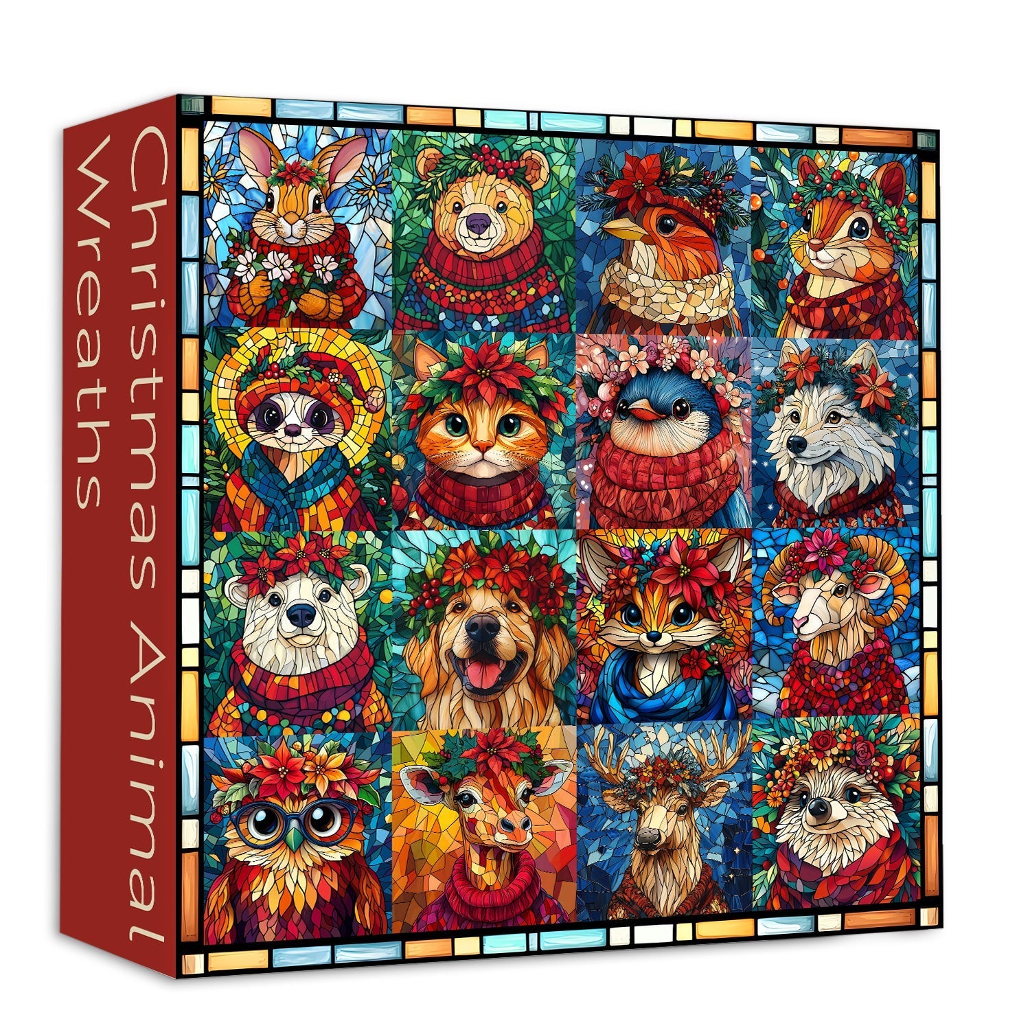 Ghirlande per animali natalizi puzzle puzzle 1000 pezzi