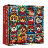 Ghirlande per animali natalizi puzzle puzzle 1000 pezzi
