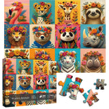 Puzzle puzzle per frenesia psichedelica 1000 pezzi